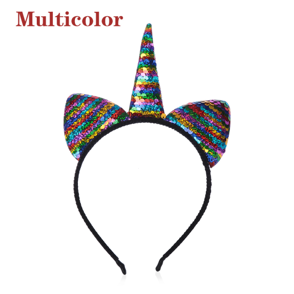 Cute Unicorn Hairband Cartoon Headband Head Bands Multicolor