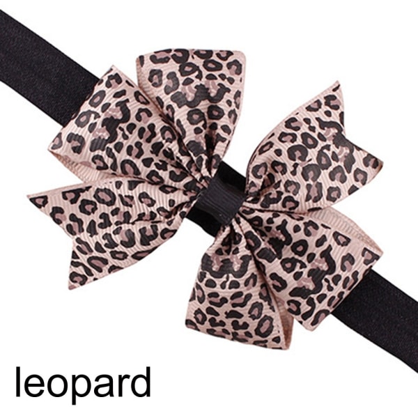 Hair Band Headband Bow Knot Leopard