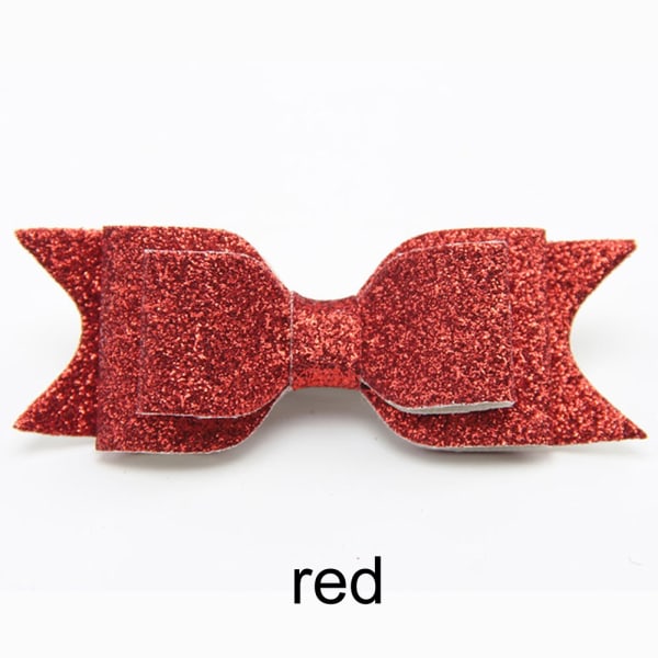 Hair Clip Hairpin Bow Knot Red