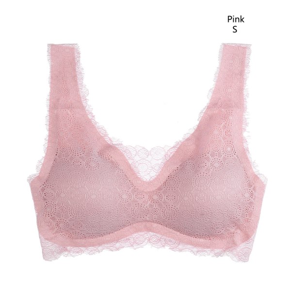 Lace Bra Tops Push Up Bras Sexy Lingerie Pink S