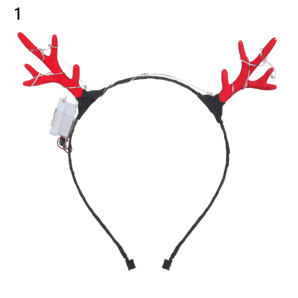 Led Lights Headband Hair Band Antlers Headwear 1