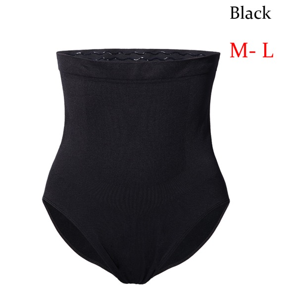 Non-slip Panties Slimming Waist Trainer Postpartum Abdomen Black M-l