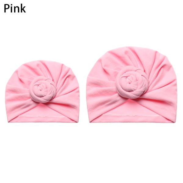 Parent-child Hat Beanie Warm Cap Pink