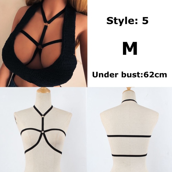 Sexy Bandage Bra Belt Lingerie Cage Harness Style5 M