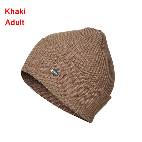 Warm Hat Beanie Cap Skullies Khaki Adult