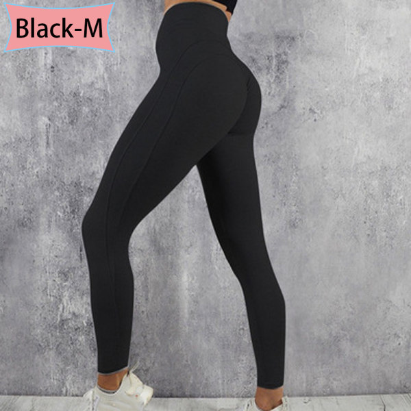 Yoga Pants Gym Sports Running Trousers Black M