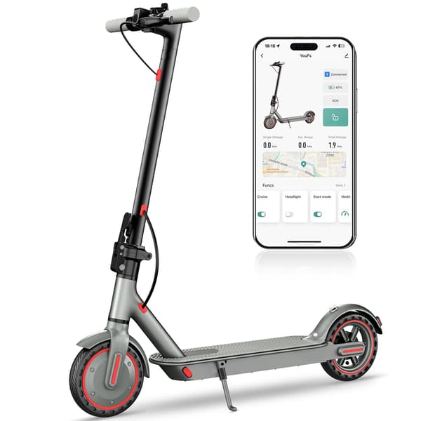 2025 - OOK-TEK D8 KickScooter Elsparkcykel - 30 km/t elcykel Electric Scooter