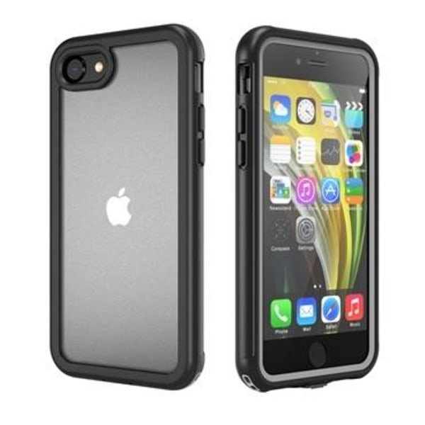 Case4you C4u® Stødfast Forsvar - Iphone Se 2022 Støddæmper Taske 3i1 Black