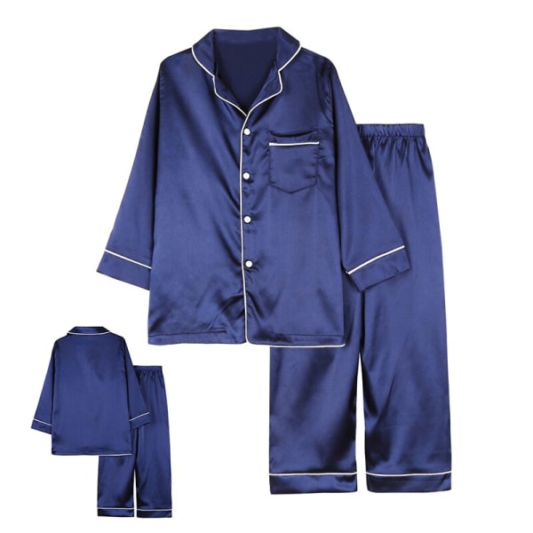 Baby Kids Sleepwear Pajamas Boys Girls Solid Color Outfits Set L 5t