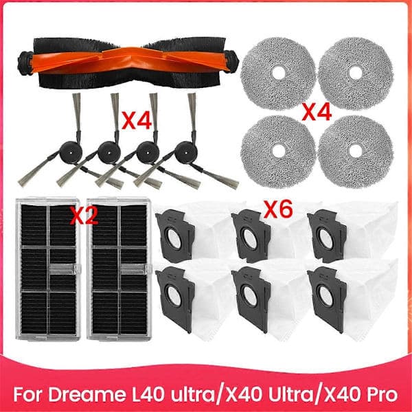 Reservedeler for Dreame L40 Ultra/X40 Ultra/X40 Pro støvsuger
