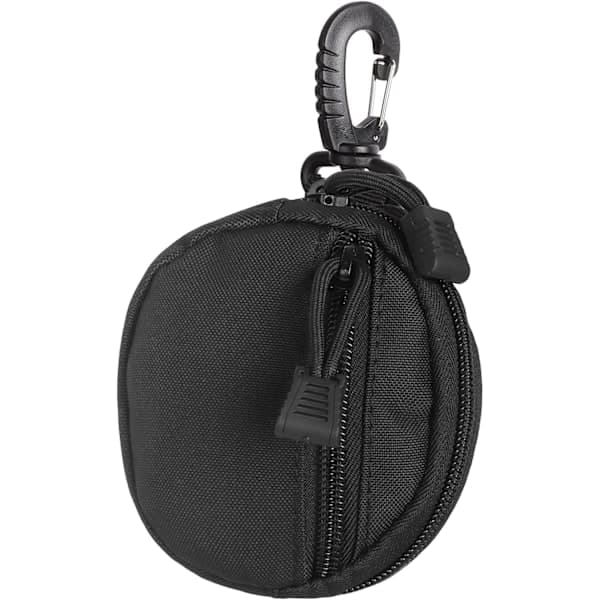 Myntpung, rund myntveske med glidelås og karabinkrok, mini ryggsekk stil nøkkelring myntpose, liten kontantveske lommebok for menn voksne