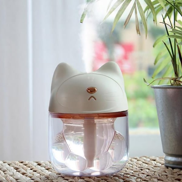 Cat Claw Cup Air Humidifier Usb Desktop Mist Maker Ultrasonic Ai White