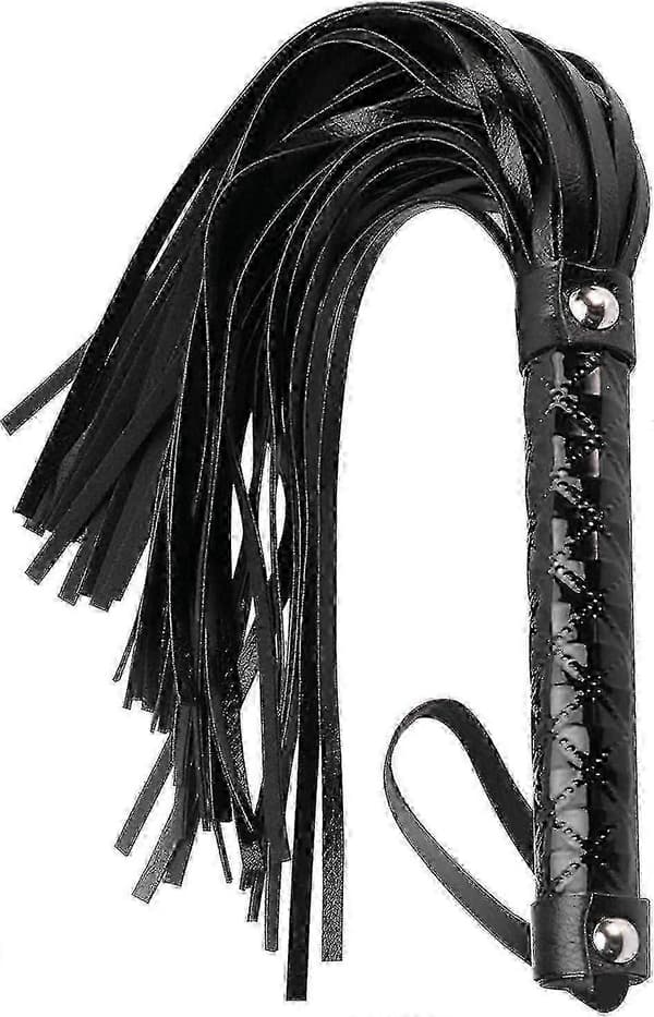 Myk lærridingpisk Sklisikker Praktisk Myk Pisk For Hestesport Floggers For Cosplay