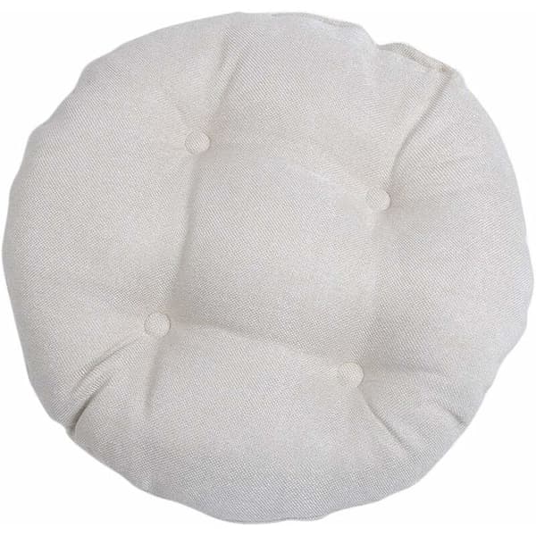 Pyöreä istuintyyny tuoliin, kotitoimiston puutarhaan, koristeellinen tyyny terassille, tatami-istuin sisä- ja ulkokäyttöön, beige L, 45 x 45cm-XF5-