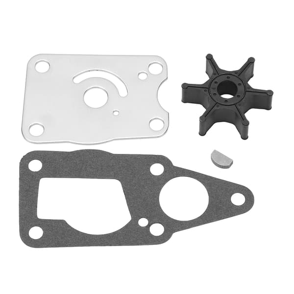 Hållbart impellerkit för underhåll av utombordsmotor, vattenpumpsimpeller reparationskit kompatibelt med Suzuki DF4 DF5 DF6 4HP 5HP 6HP 4-takt