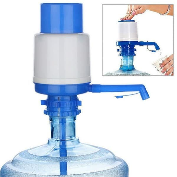 Vannflaskepumpe for 5 og 6 gallon beholdere, drikkevann håndpressepumpe med miljøvennlig konstruksjon, bærbar manuell håndpressedispenser for innendør