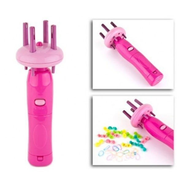 Hårstylingverktyg Hårflätare Automatisk Flätningsmaskin Elektrisk Hampa Blommor Hårfläta Hårflätare Enhet Kit