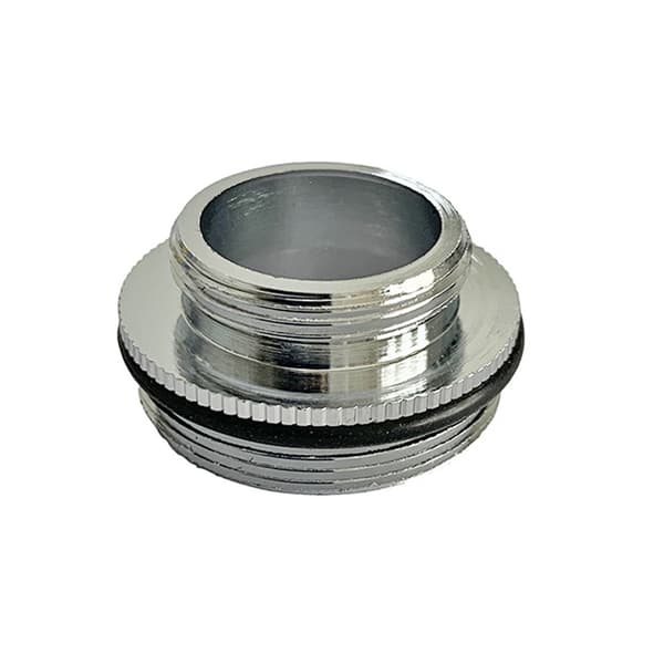 Vaskekran til hageslangeadapter, hageslangegjengeadapter med universell passform for 22 mm og 24 mm kraner, slitesterk kromfinish messingkobling