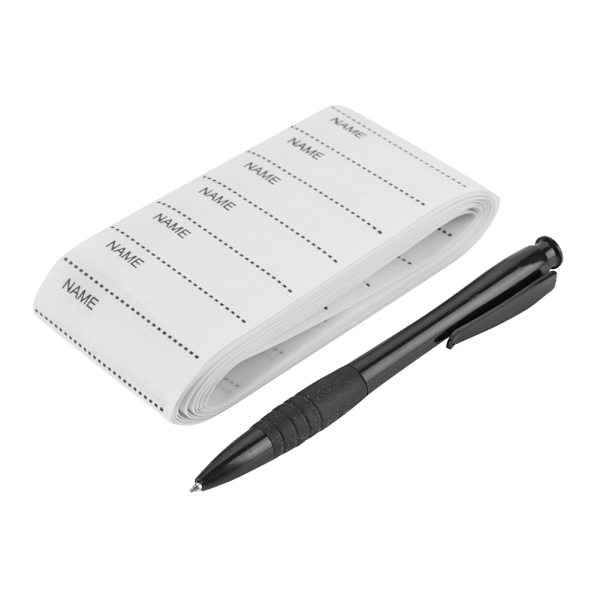 200 stk. tilpassbare skrivbare hvite vevde navnelapper for klær