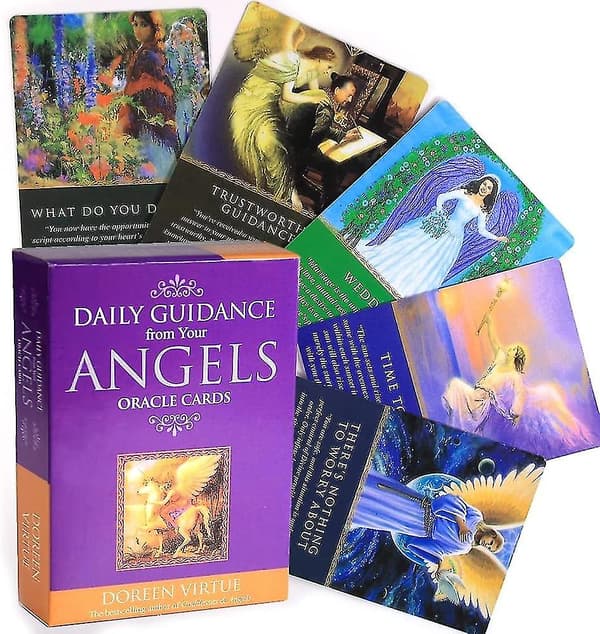 Daglig veiledning fra dine engler budskap orakelkort tarotkort for nybegynnere 4.13*2.99in