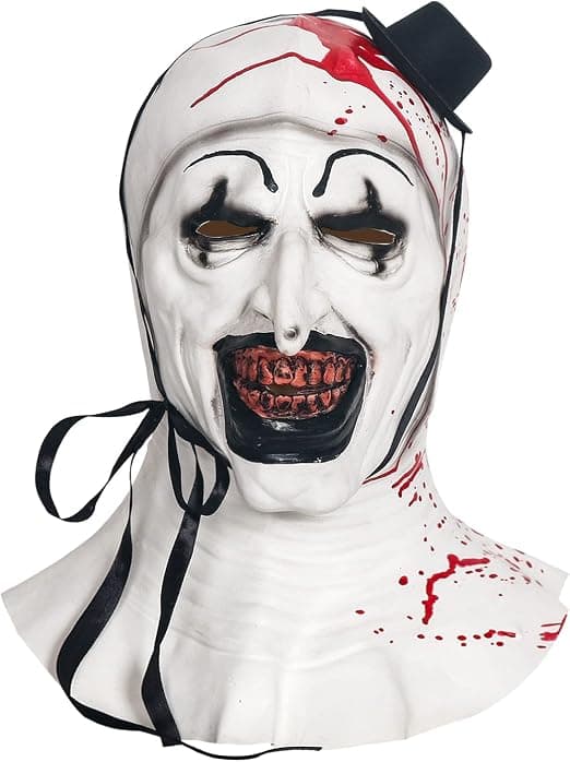 Terrifier Art The Clown Mask Skræmmende Halloween Cosplay Tilbehør