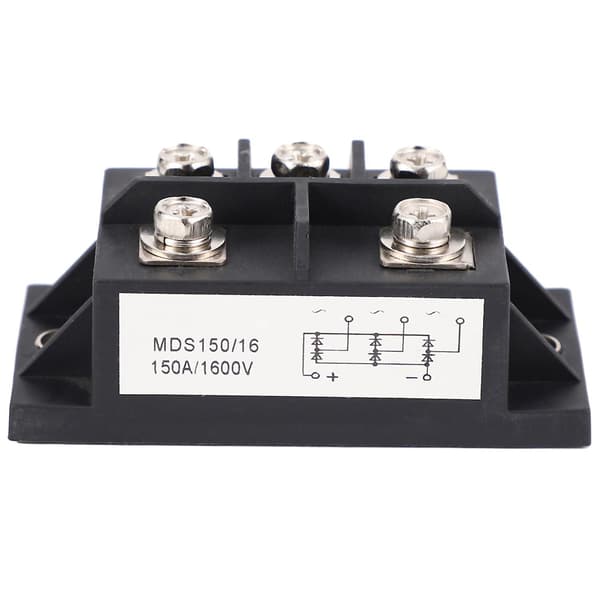 Mds150a 3-faset Diodebro-retter 150a Amp 1600v Kobber 150 Celsius 80x40x33mm Metallhus Diod