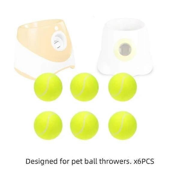 Tennisbolde til hunde, 2-tommer hundetennisbold kompatibel med automatiske kastere, små hundelegebolde, interaktivt legetøj til kæledyr 12 stk.