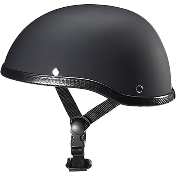 Motorsykkel Retro Halvhjelm Ny Åpen Ansikt Kul Hodeskallehette Menn Kvinner Sykkelhjelm DOT Godkjent Voksen Liten Halvskallhjelm for Moped Scooter Syk
