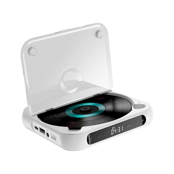 Hjemme CD-spiller med LED-skjerm Kompakt lydmusikk Grønn, Hvit