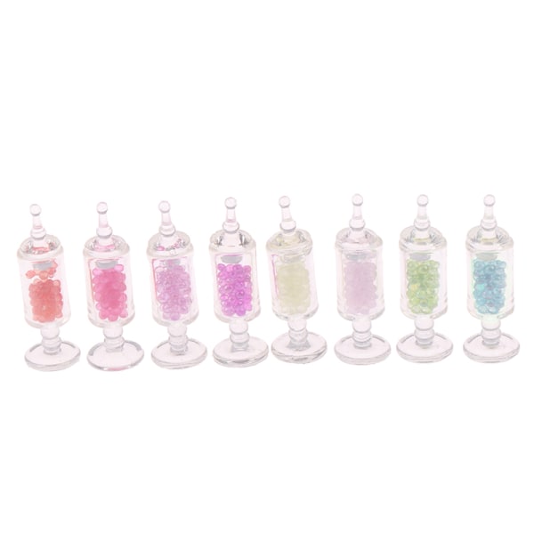 1:12 Dollhouse Miniature Mini Resin Candy Jar Simulation B