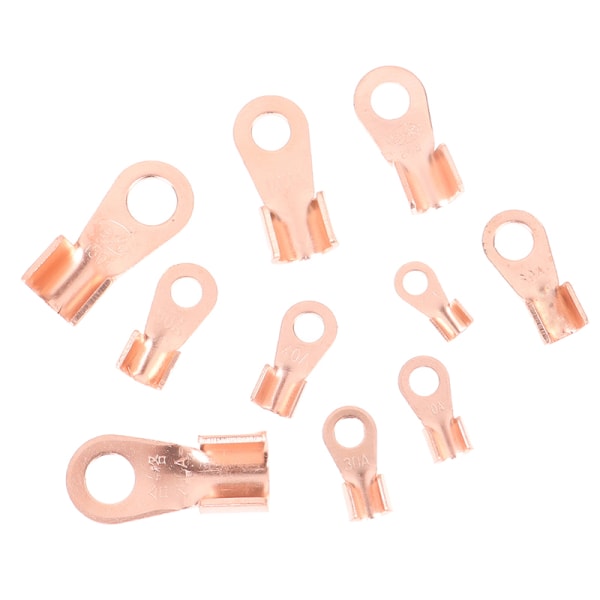 10pcsterminal Ot Series 10-200a Splice Wire Dia Copper O Shape C A10