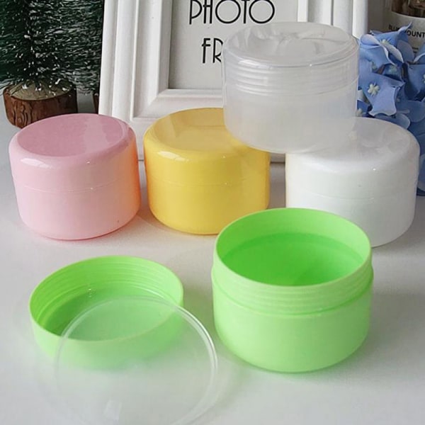 1pc 100ml Plastic Container Box For Diy Mud Clay Accessory Tool Green