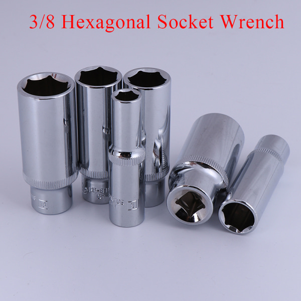 3/8" Spark Plug Socket Wrench Head Hand Tools Cr-v Hexagon Spann 14mm