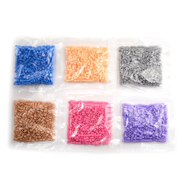 500pcs/bag 2.6mm Mini Hama Beads Perler Kids Diy Education Purple 0