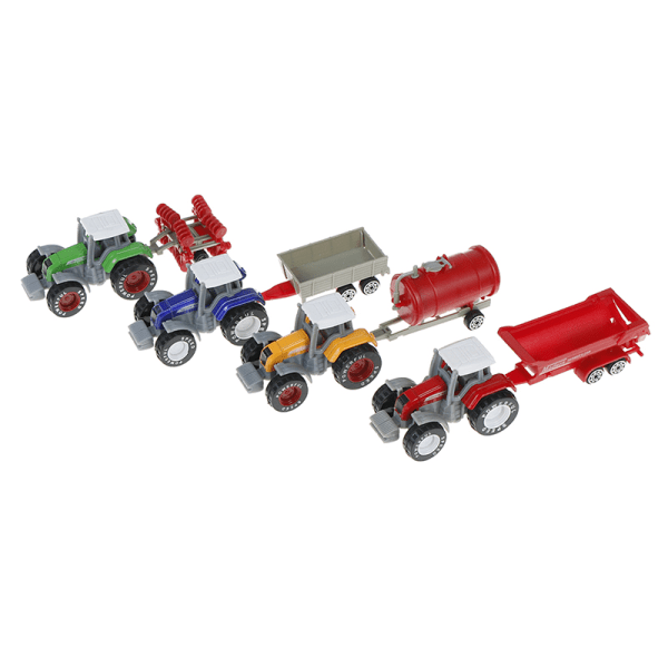 Alloy Engineering Car Tractor Toy Model Farm Vehicle Belt Boy To C