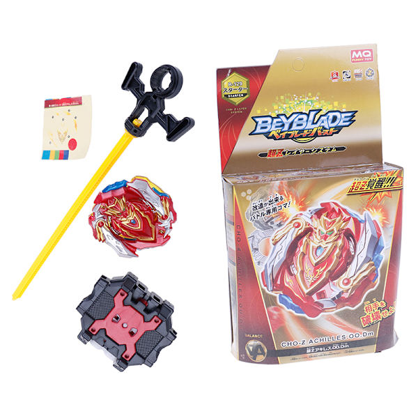 Kop Beyblade Burst B129 Cho Z Achilles Starter Set With Launcher Gr One Size Fyndiq