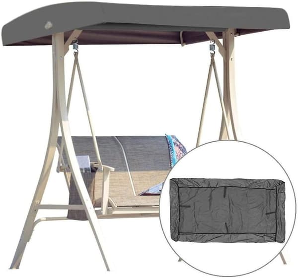 Udskiftning Taghavegynge Universal Gyngende Tag Veranda Gynge Bænk Havedækstol 2-3 Personers 191 X 120 Cm