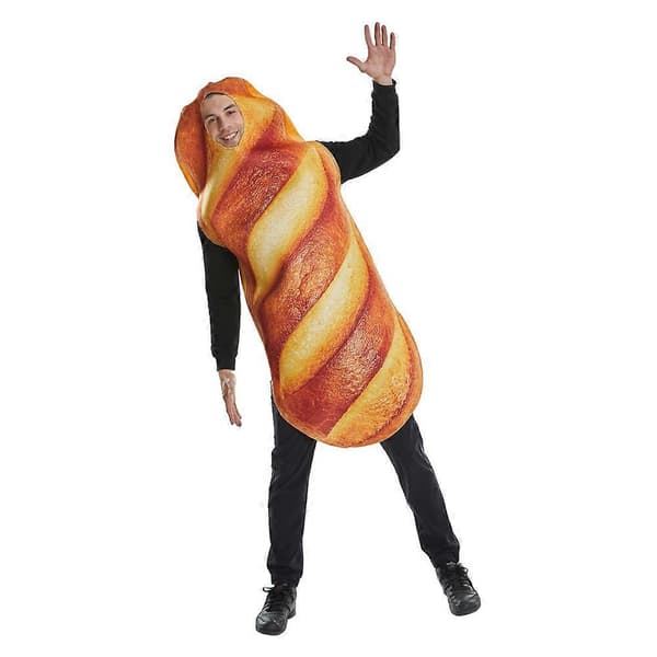 Brød Baguette Cosplay Kostyme Jumpsuit For Voksen Unisex Mat Tunic Halloween Jul Karneval Party Fancy Dress