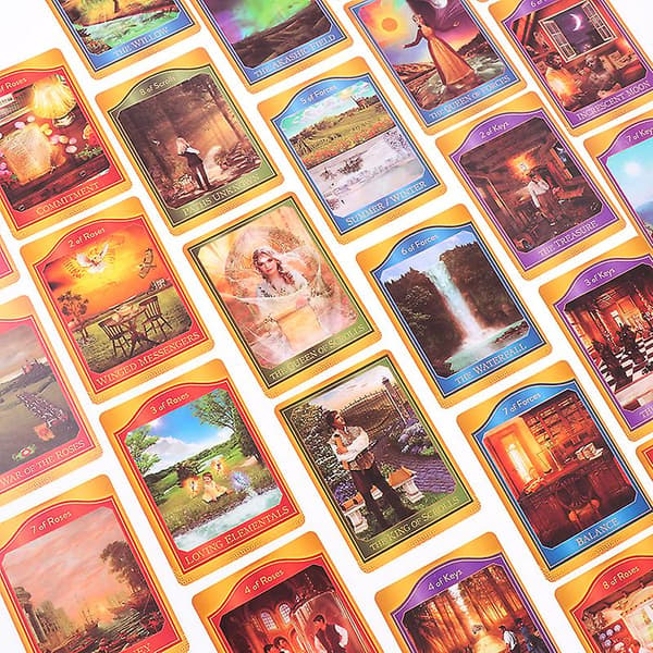 Akashic Tarotkort Engelsk Brettspill Divinasjon Resonnering Flerspiller Spill