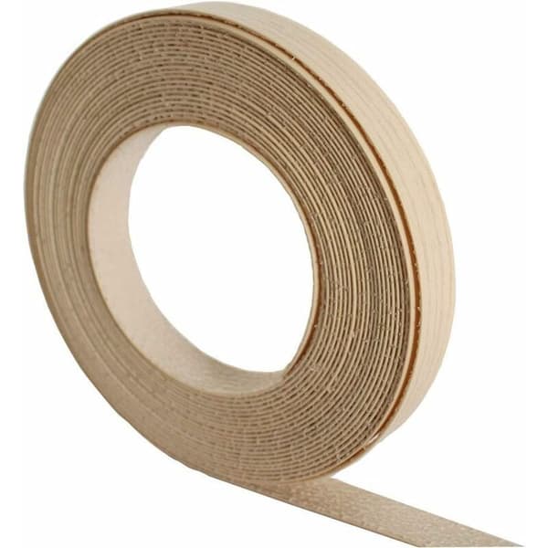 Forlimt PVC kantbånd 22mm x 10m – Ekstra sterkt smeltelim – For tre, kryssfiner og metall – Møbelrestaurering