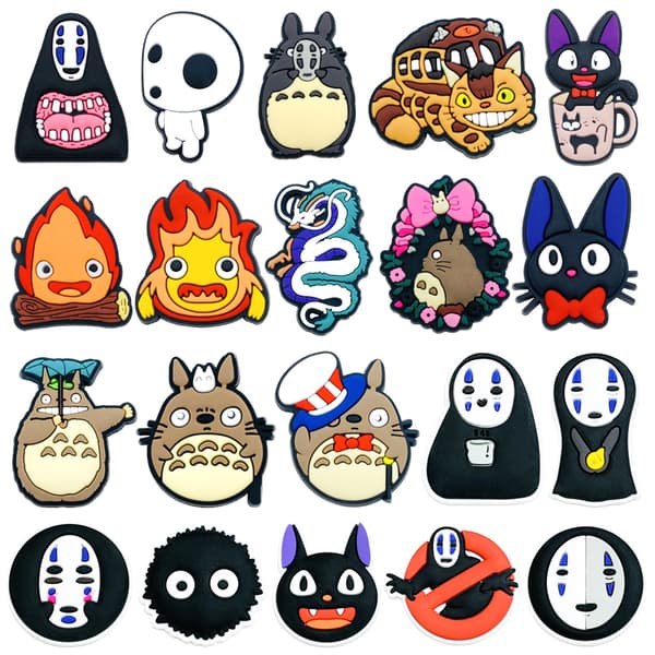20 stk perler sko charms, sjarm tilbehør for jenter kvinner Croc sko, klips på clog perler for sko