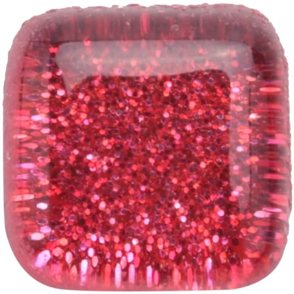 300 G assorterte fargemosaikkfliser Glitter krystallmosaikkdekorasjon for DIY-håndverksforsyning, firkantet, 1 x 1 cm