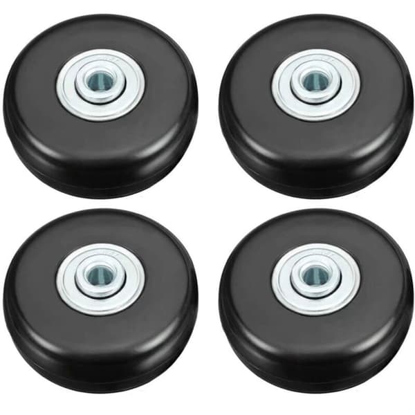 Kofferthjul, Bagasje Koffert Reparasjonshjul Tung Last 50mm Dempe Gummi Universal Svingbar Erstatningshjul Transport Erstatter Hjul 4PCS for Su