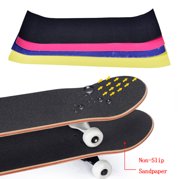 Skateboard Sandpaper Grip Tape Griptape Deck Waterproof Non Protection Board Sli 
