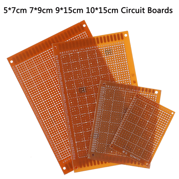 5pcs Prototype Printed Pcb Circuit Board Strip Breadboard For Di 10*15cm（5pcs）