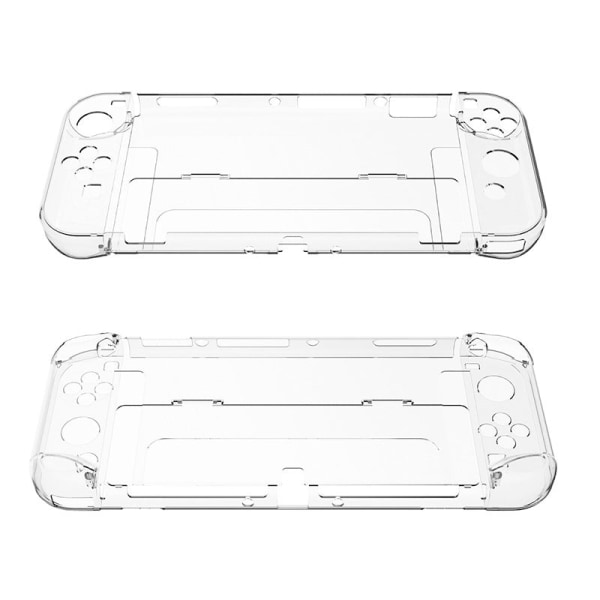 No name Til Nintendo Switch Oled Crystal Case Tynd Split Pc Protective Shell Ns Cover Opbevaring Transparent