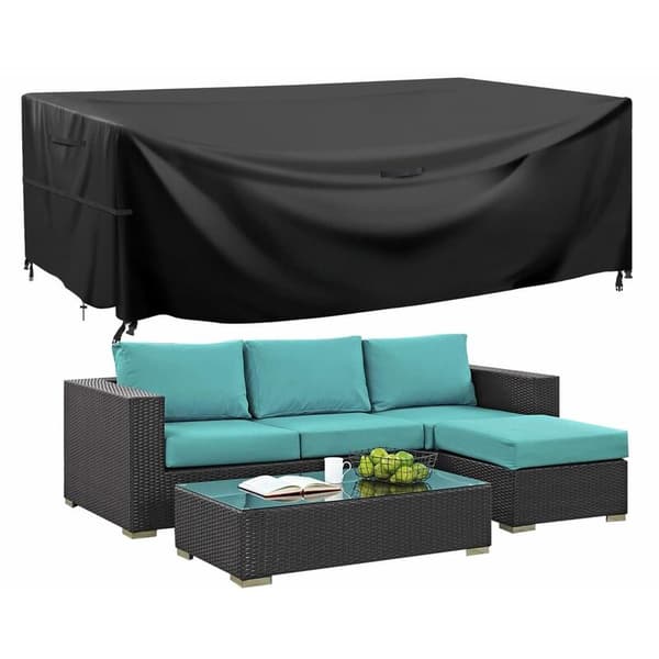 Utendørs hagemøbeltrekk, 210D Oxford stoff vanntett utendørs møbeltrekk, beskyttelsestrekk for hagemøbler, 200x165x80cm