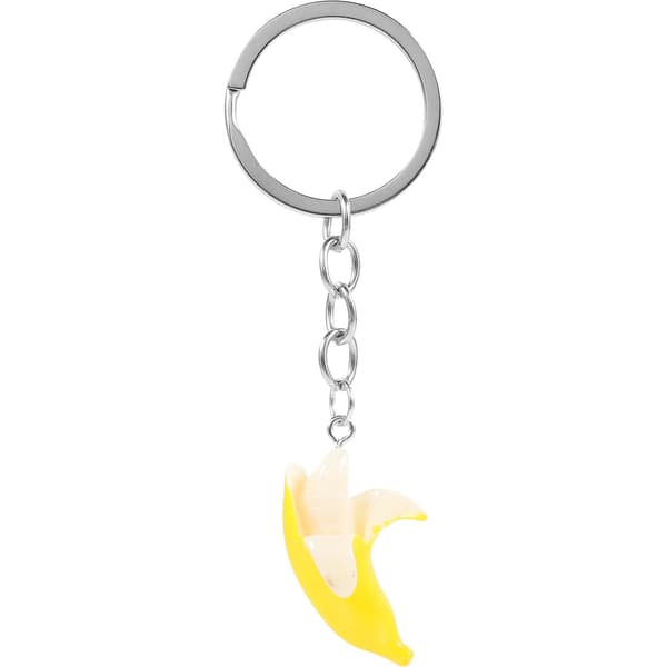 Banan Nøkkelring Frukt Nøkkelring Anheng Resin Anheng Skole Karneval Premie For Barn