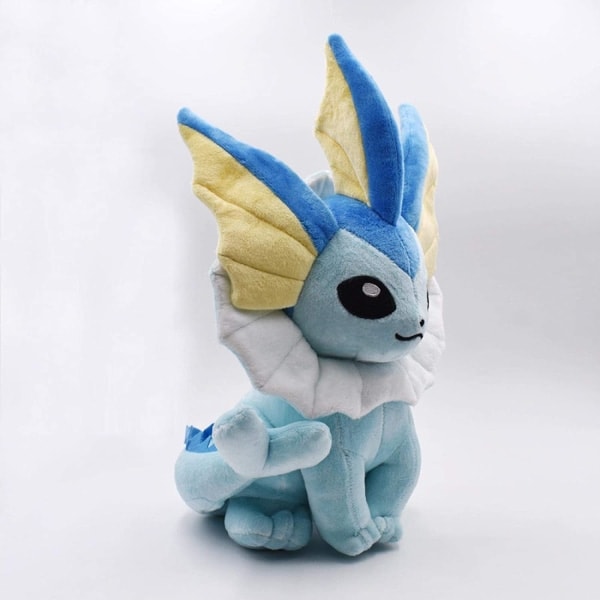 37 cm Vaporeon plyschleksak Eevee plyschdocka mjuk leksak Klassiska plyschleksaker