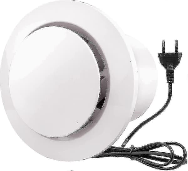100mm Luftavtrekk 130m³/t 20w, Med Tilbakeventil Høy Luftstrøm, Energieffektiv, For Bad, Kjøkken, Toaletter, Veksthus, Telt (4 Tommer)
